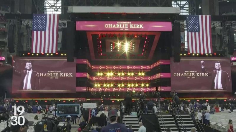 Hommage à Charlie Kirk à Glendale : rassemblement en présence de soutiens et de personnalités politiques sous haute sécurité