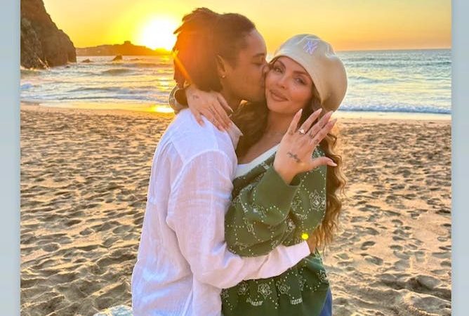 Jesy Nelson annonce ses fiançailles avec son meilleur ami sur Instagram