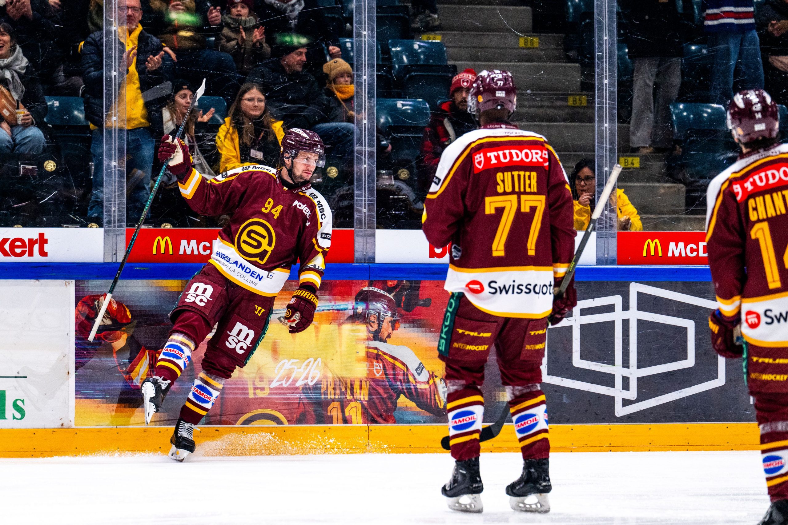 Hockey National League : Genève-Servette bat le champion ZSC Lions et Lausanne HC s’impose contre Zoug